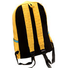 Tas Ransel Tangguh Besar yang Modern untuk Siswa Sekolah Menengah Atas, Merah / Hitam / Kuning