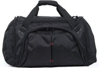 Customized Portable Black Duffel Bags Bahan Polyester 600D yang Fashionable