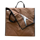 Non Woven Tri Fold Garment Bag dengan Handles di Brown, Zip Up Garment Bag