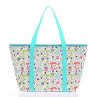 Kantong Tote Printable Custom Reusable Polyester Handbag untuk Womens