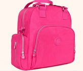 Polyester Cute Baby Diaper Backpack Warna Rose Eco Friendly Advantage
