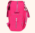 Polyester Cute Baby Diaper Backpack Warna Rose Eco Friendly Advantage