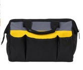 Heavy Duty Kit Black Electrician Tool Bag, Large Tool Tote Bag 50 * 40 * 30 cm Ukuran