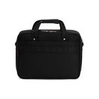 OEM Black Big Polyester / Kantor Tas Briefcase Oxford untuk Pria