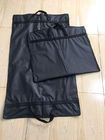 Klip Suit Garment Bag Travel Hitam Peva Dicetak Anyaman Menangani Ukuran 100 * 60 cm
