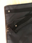 Klip Suit Garment Bag Travel Hitam Peva Dicetak Anyaman Menangani Ukuran 100 * 60 cm
