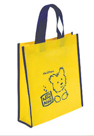 Colorful Yellow Cute Non Woven Shopping Bag dengan Heat Transfer Printing