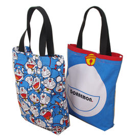 Eco Friendly Cute Doraemon Ladies Tote Bags Cotton Handbags untuk Womens