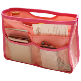 420D Polyester Clear Cosmetic Bags for Travel Multifungsi 420D polyester dilapisi