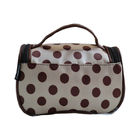 Custommizable Reusable Travel Cosmetic Bags and Cases with dot Printed